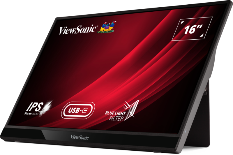 ViewSonic LCD Display VG1655 16” Portable Monitor