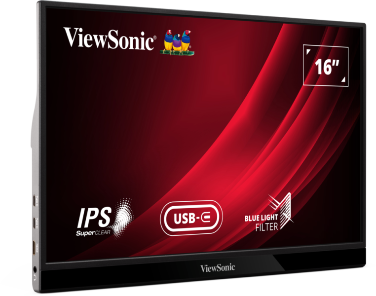 ViewSonic LCD Display VG1655 16” Portable Monitor