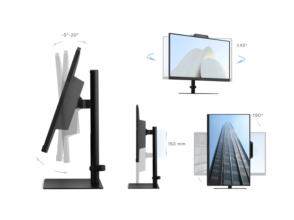 Travaillez confortablement grâce à un réglage ergonomique complet 1