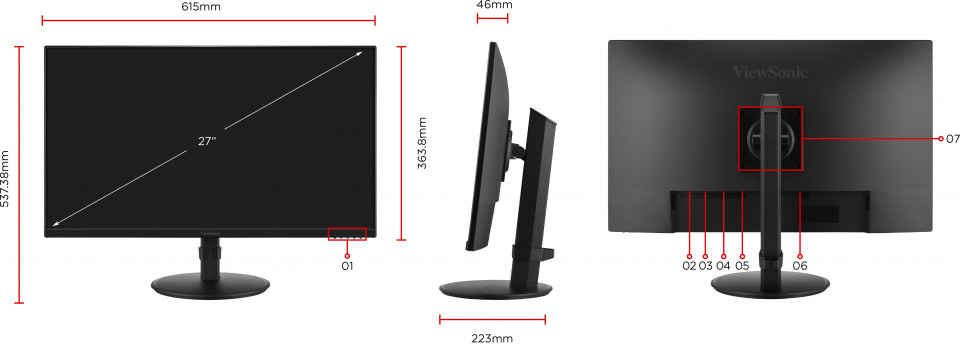 Moniteur Ergonomique 27