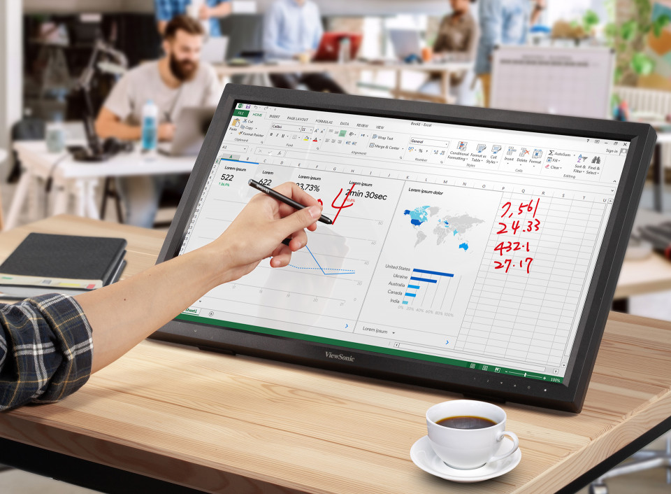 Moniteur pc tactile 24