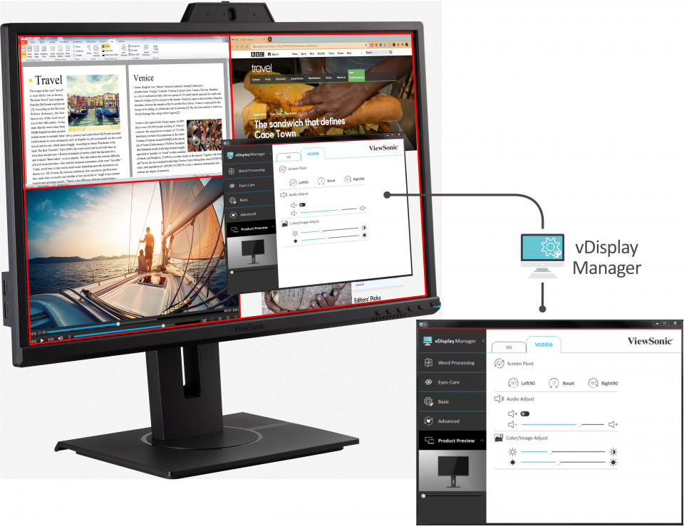 Moniteur Vidéoconférence 24