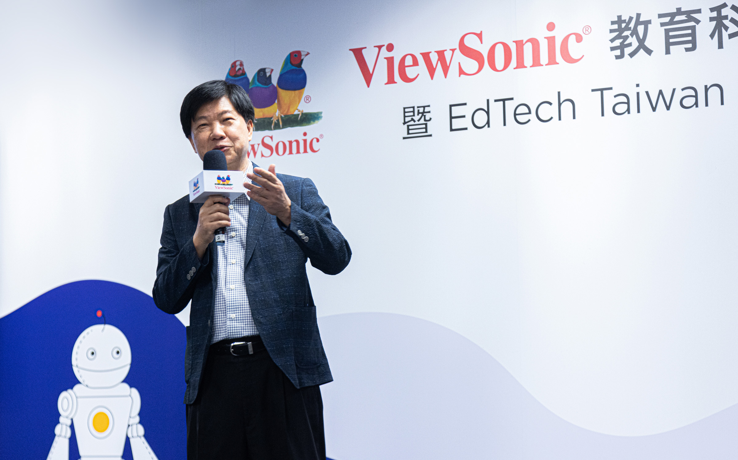 ViewSonic 董事長朱家良表示,將以簡化科技融入的難度為方法、深化教學成效為目標,將數位學習推廣到更多應用領域