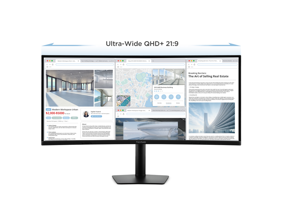 Verbluffende WQHD+-resolutie op een 21:9 ultrabreed scherm 1