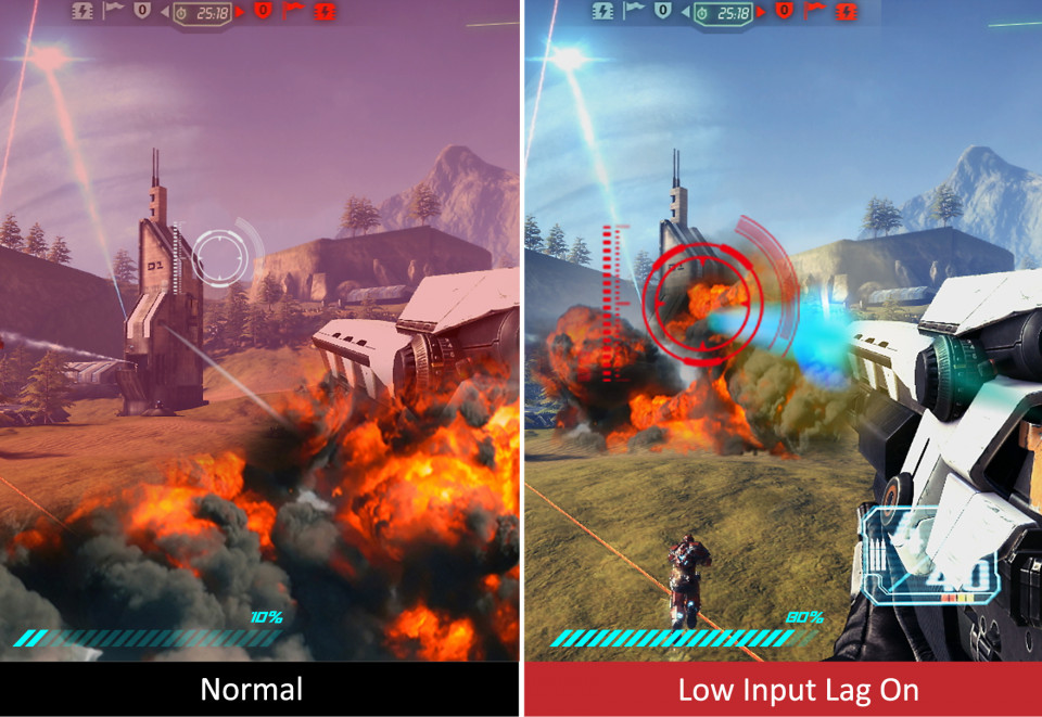 Embedded Low Input Lag for a Seamless Viewing Experience 1