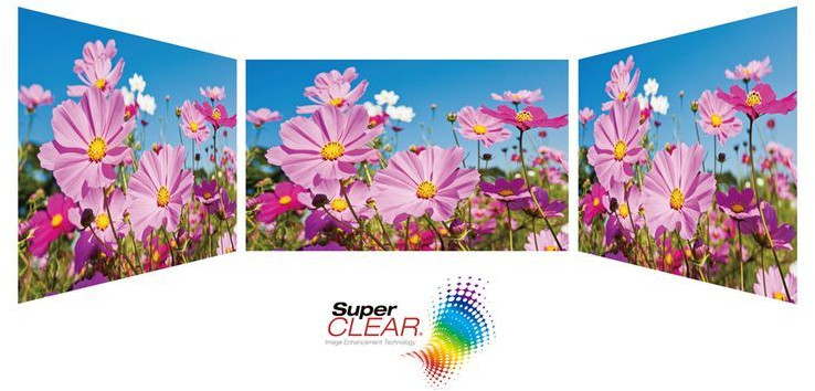 SuperClear® IPS Technology for Rich Colors at Wide Angles 1