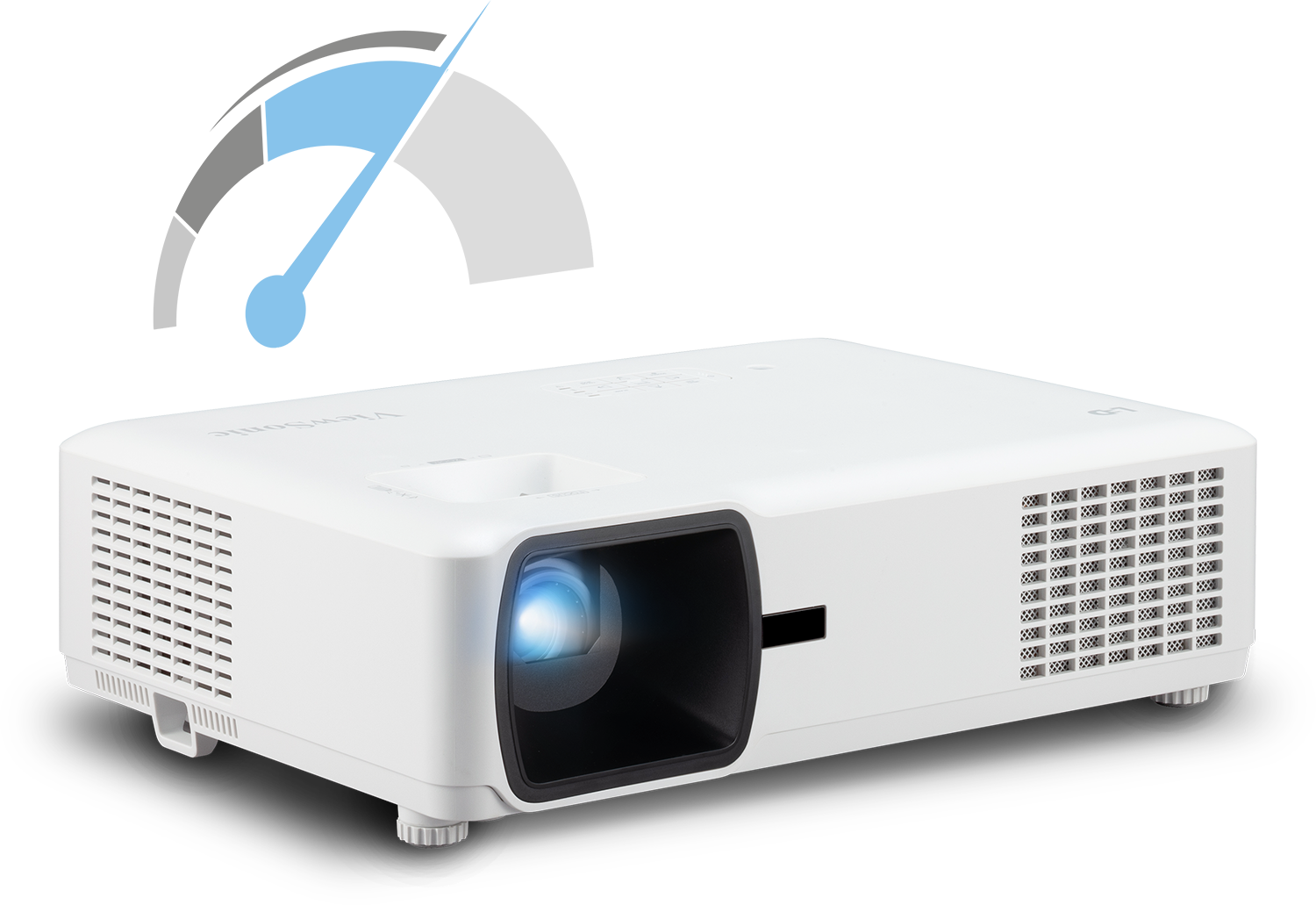 Efficient projector usage for optimized power consumption.