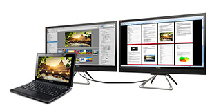 VX2880Ml Dual-Display-Port feature