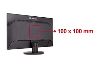 VA2855Smh VESA-Mount